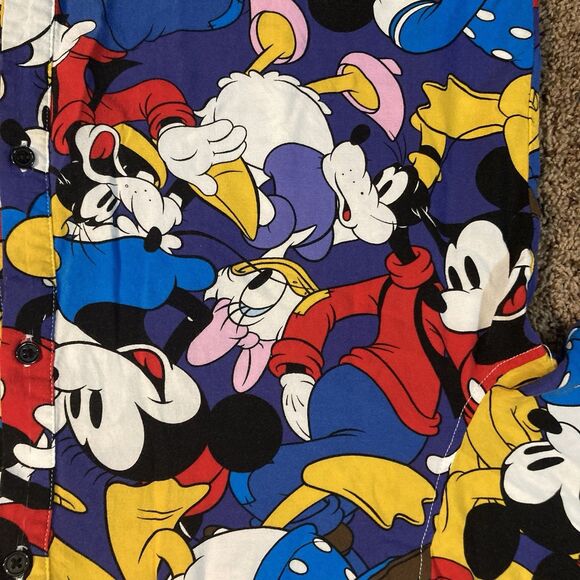 Disney The Sensational Six Tie-Front Girls Woven Button-Up Size XL - Picture 2 of 8